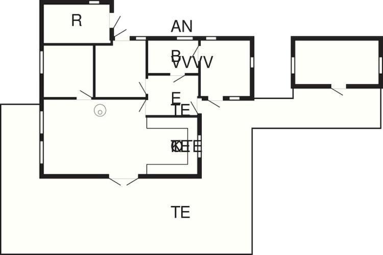 8 Person Holiday Home In Skals 外观 照片