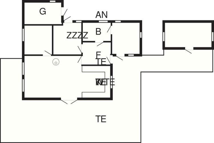 8 Person Holiday Home In Skals 外观 照片